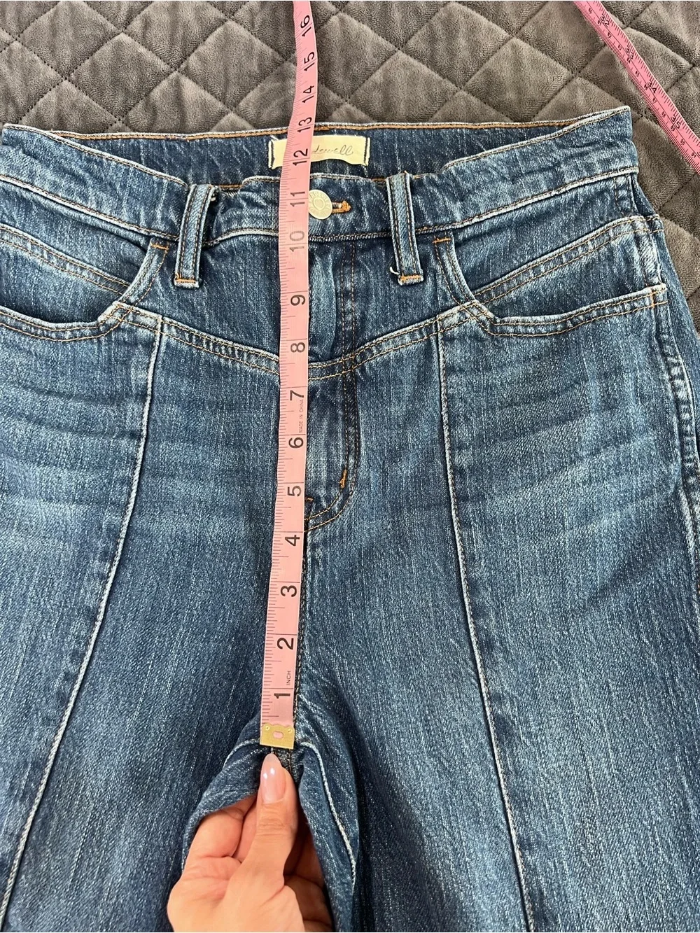 Madewell Classic Straight Jeans Women’s Size 27 Seamed Edition Bandry Wash D